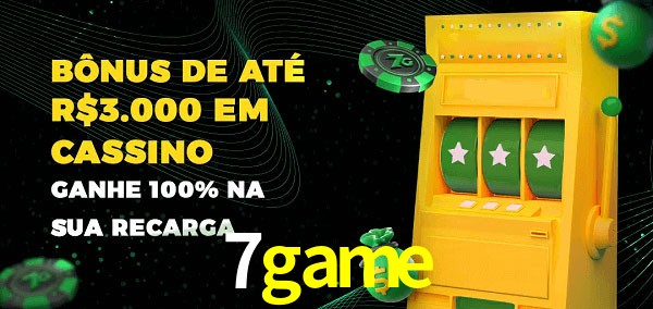 7game melhor bônus de depósito